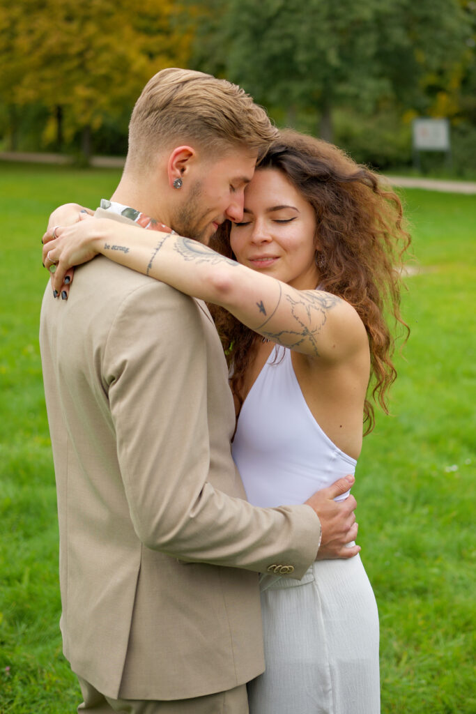 Gefühlvolles Brautpaar in Soest