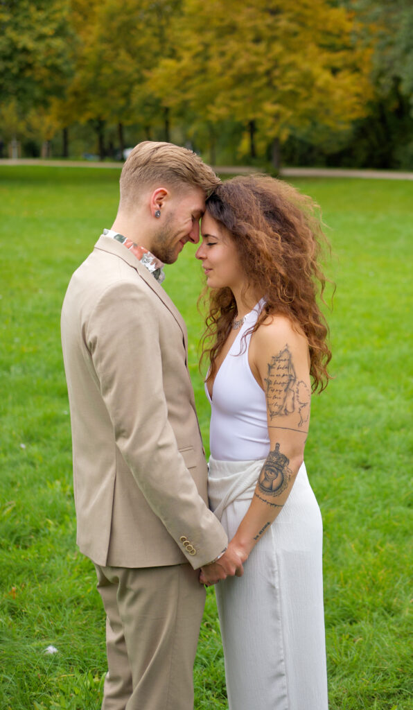 Gefühlvolles Brautpaar in Soest